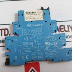 Lot of 5X Finder 93.01.7.024 Ultra Thin Power Relay Socket