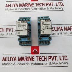 Finder 94.64 Relay Socket With Screw Terminals For Din Rail 24V