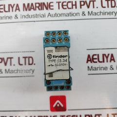 Finder 94.64 Relay Socket With Screw Terminals For Din Rail 24V
