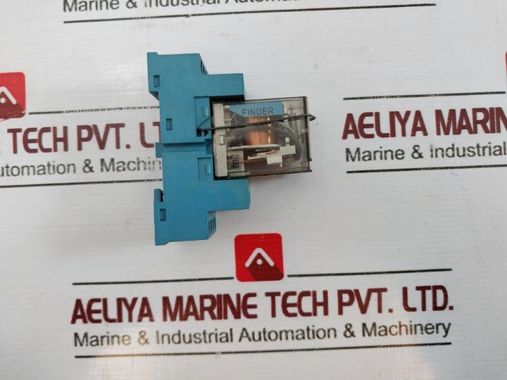 Finder 94.64 Relay Socket With Screw Terminals For Din Rail 24V