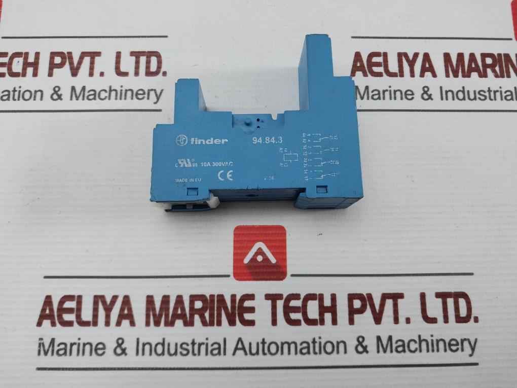 Finder 94.84.3 Relay Socket 10A 300Vac