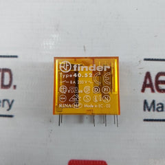 Finder 95.95.1 Relay Socket 12A 300Vac
