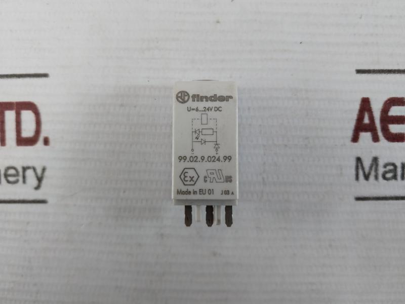 Finder 99.02.9.024.99 Coil Indication And Emc Suppression Diode Module For Relay