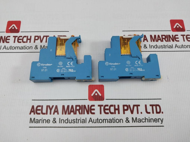 Finder Relay With Socket Module 230 Vac 16 A 97.01