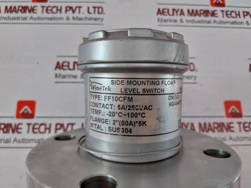 Finetek Ff10Cfm Side Mounting Float Level Switch 5A/250Vac -20C To 100C