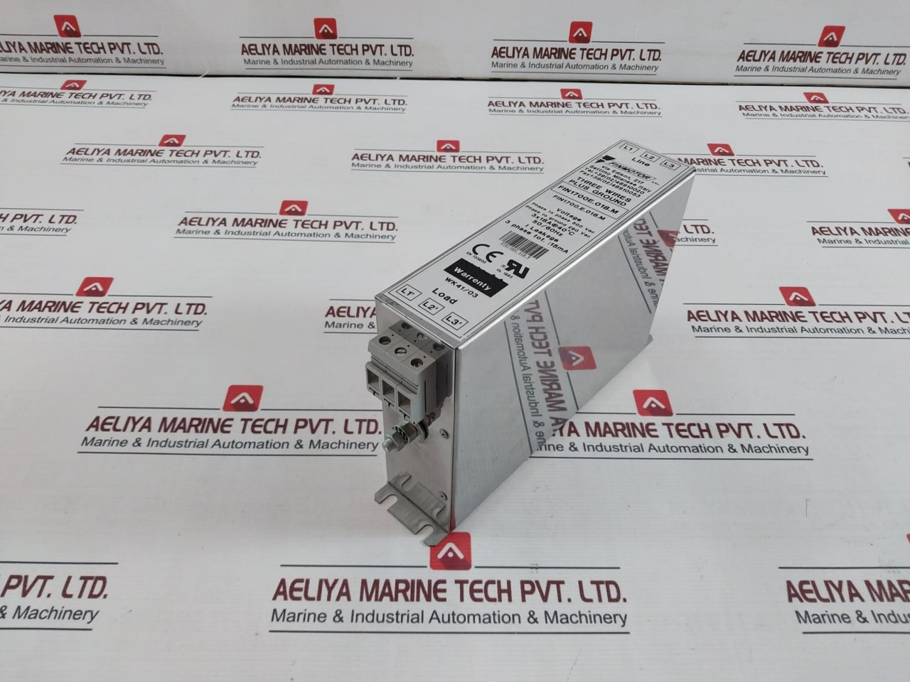 Finmotor Fin1700E.018.M Three Phase Filter 500 Vac 3X18A At 40C 50/60Hz 15Ma