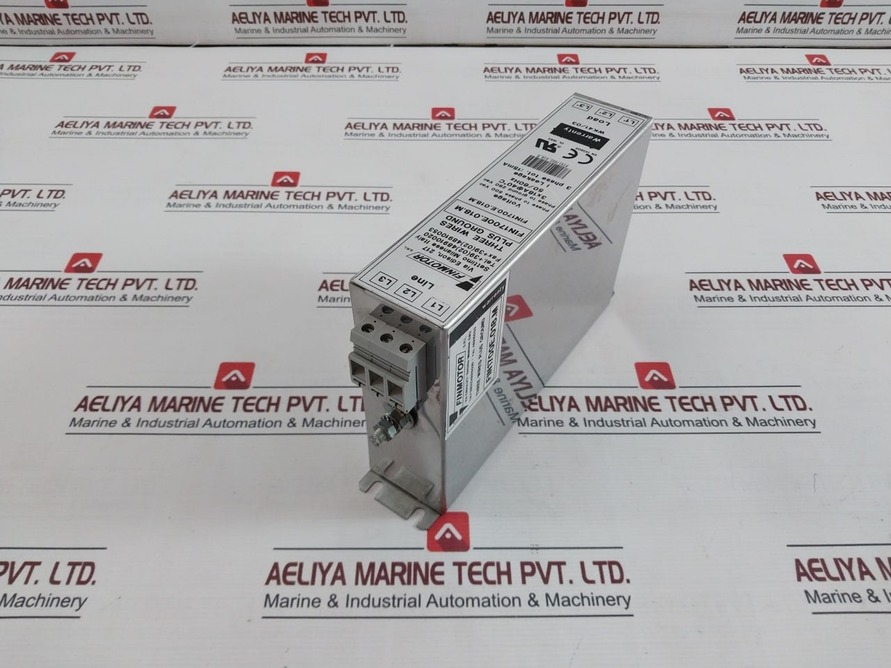 Finmotor Fin1700E.018.M Three Phase Filter 500 Vac 3X18A At 40C 50/60Hz 15Ma