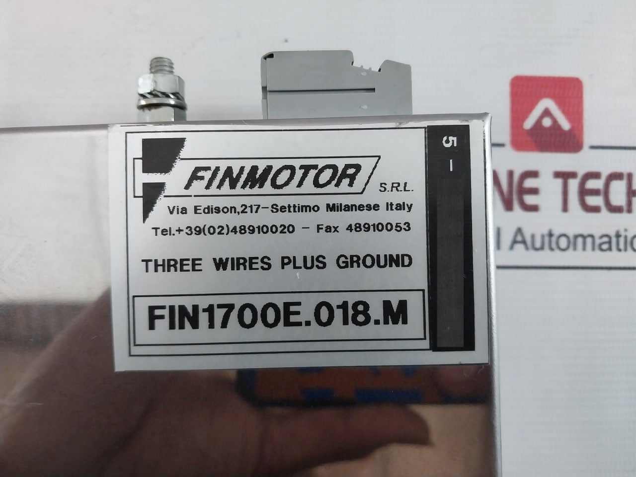 Finmotor Fin1700E.018.M Three Phase Filter 500 Vac 3X18A At 40C 50/60Hz 15Ma