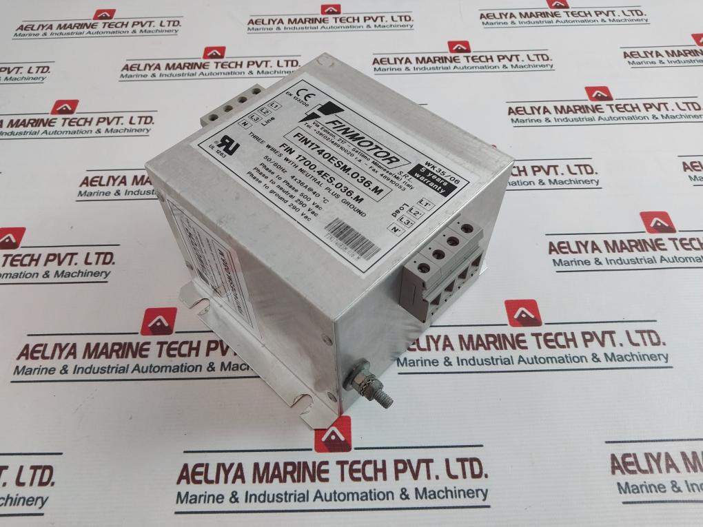 Finmotor Fin1740Esm.036.M Emi Filter 50/60Hz 4X36A