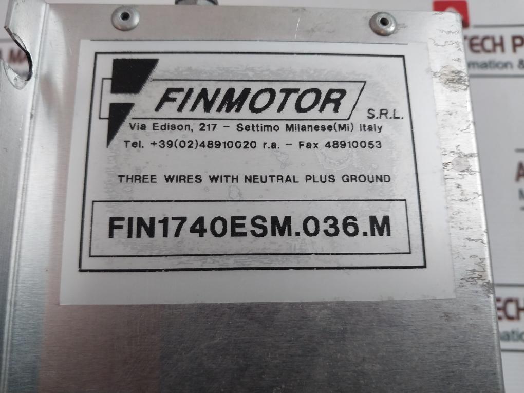 Finmotor Fin1740Esm.036.M Emi Filter 50/60Hz 4X36A