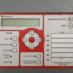 Fire Alarm Control Panel Ignis 2040 Brand Polon-alfa 230V