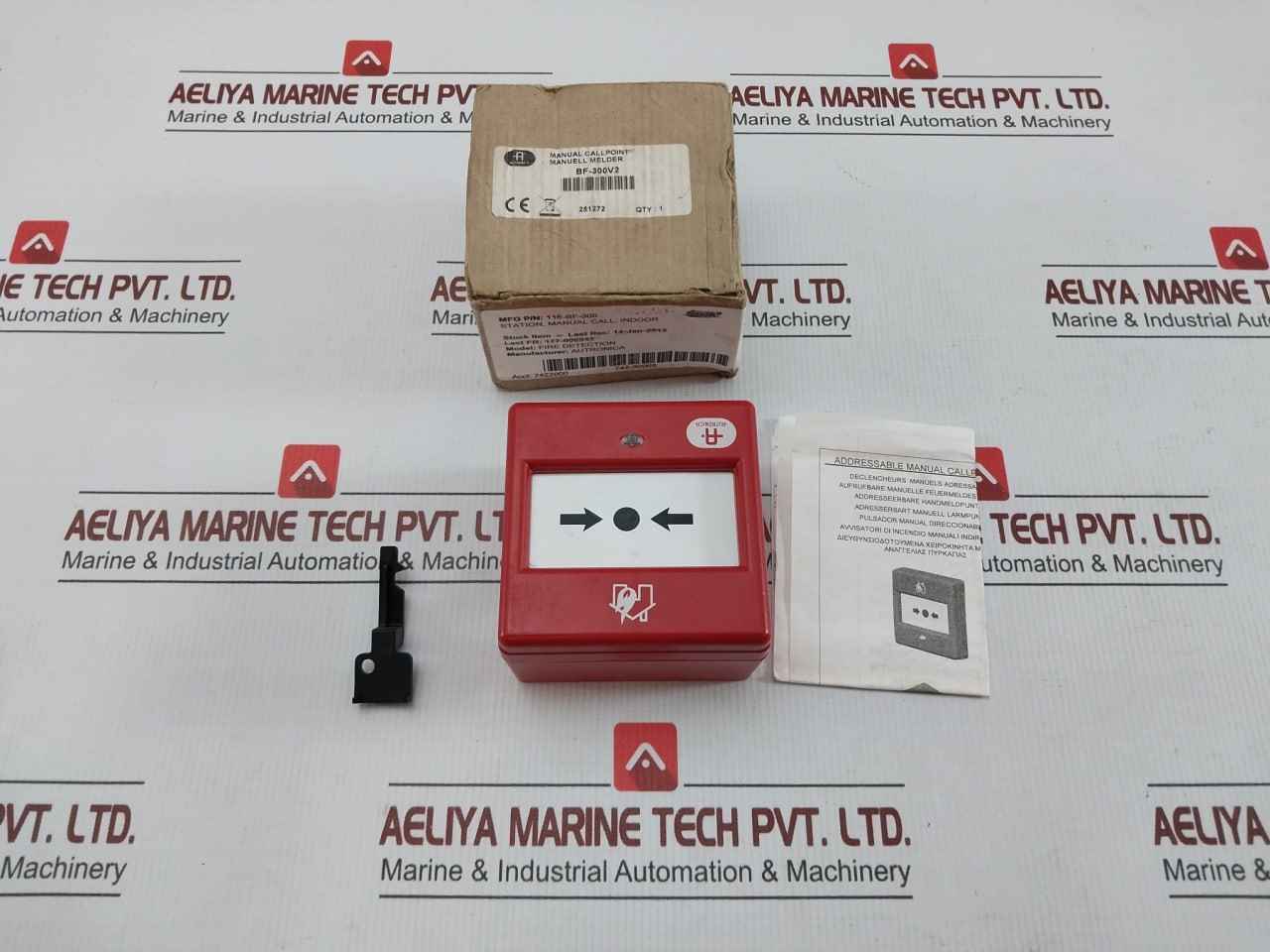 Fire Detection Manual Call Point 116-bf-300 Autronica Bf-300V2