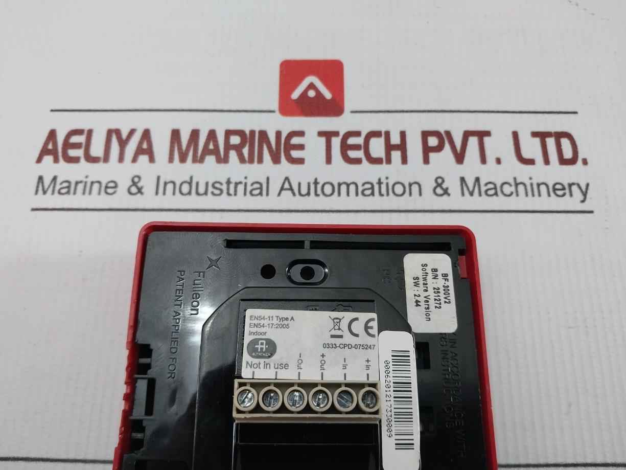 Fire Detection Manual Call Point 116-bf-300 Autronica Bf-300V2