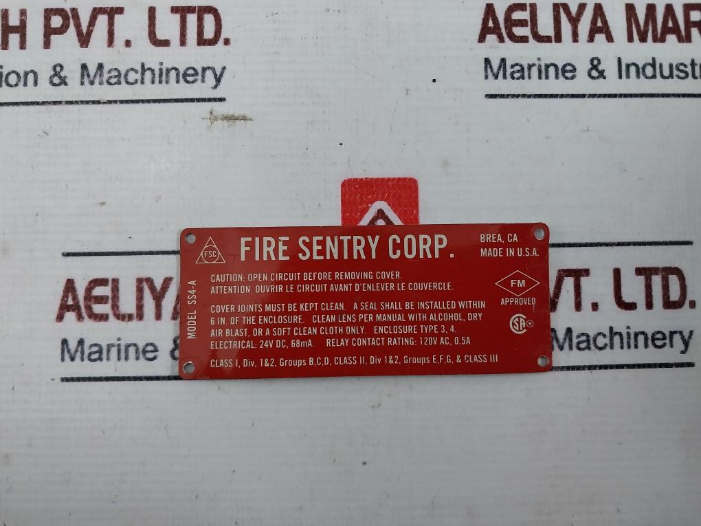 Fire Sentry Ss4-a Uv/ir Fire Detector Module (Only Frame)