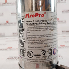 Firepro Fp200S Fire Extinguishing Generator C1-2-5Rbr Rev.2 Nfpa 10