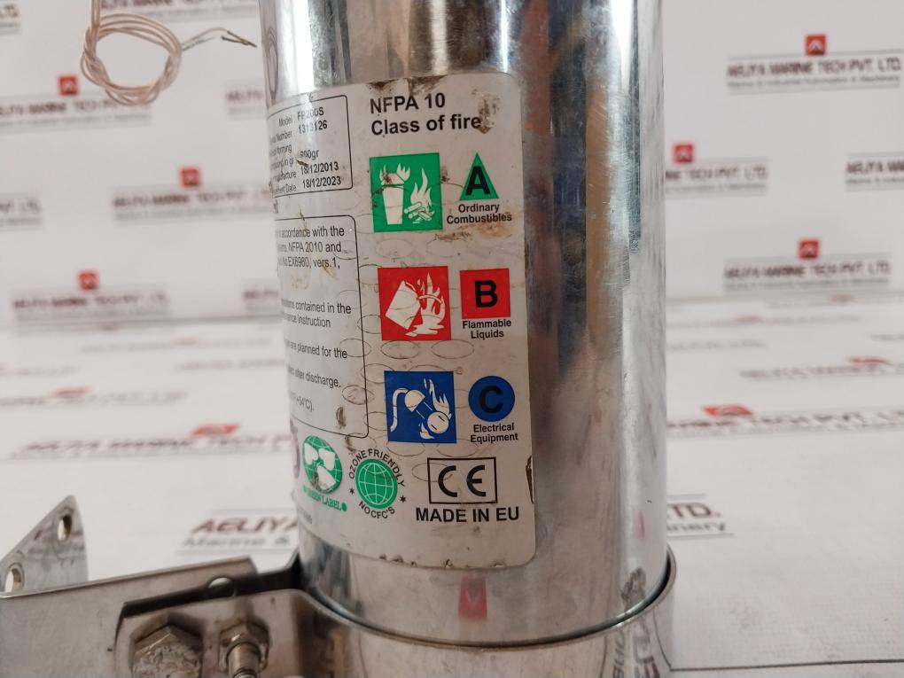 Firepro Fp200S Fire Extinguishing Generator C1-2-5Rbr Rev.2 Nfpa 10