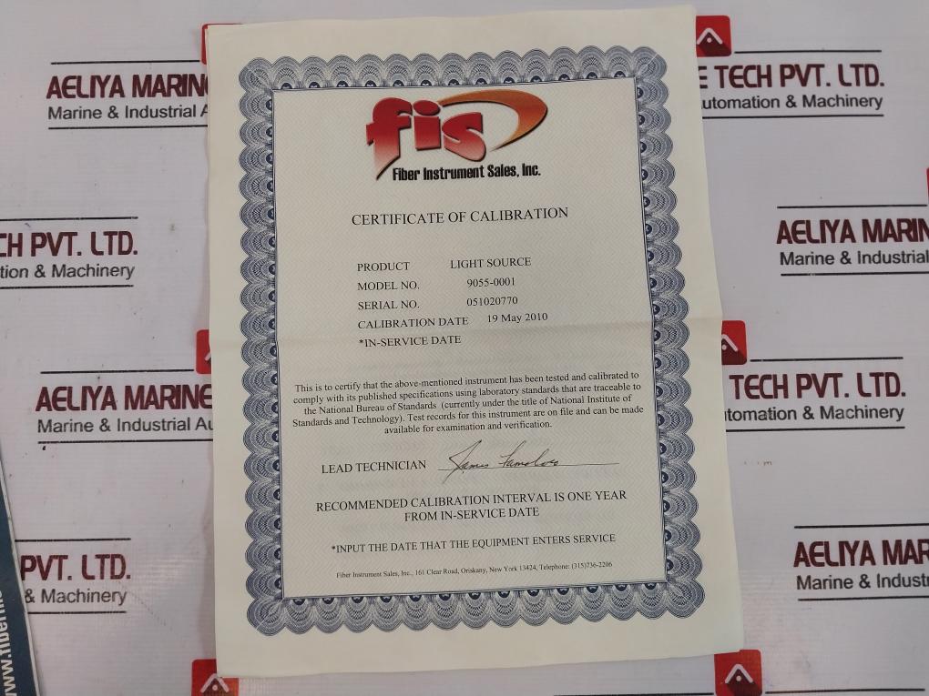 Fis 0007924 Light Source & Power Meter Kit, F18513lcmum