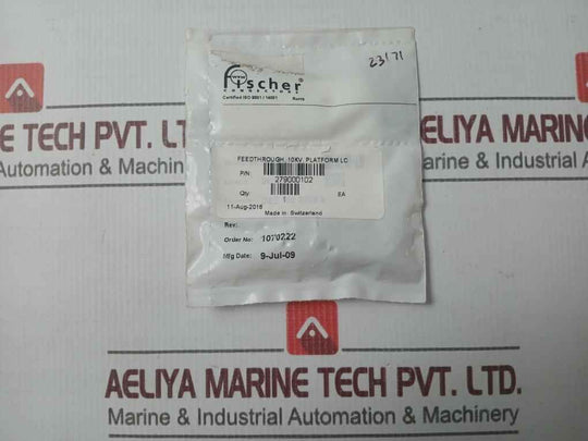 Fischer 279000102 High Voltage Feedthrough Connector 10 Kv