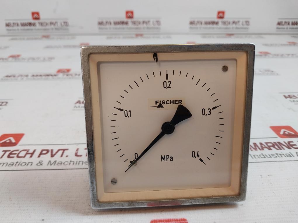 Fischer 8M 002 Rq96 Pressure Ammeter 0-0.4 Mpa