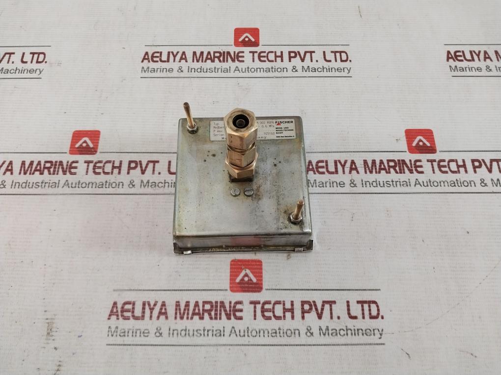 Fischer 8M 002 RQ96 Pressure Gauge 0-0,6 MPA