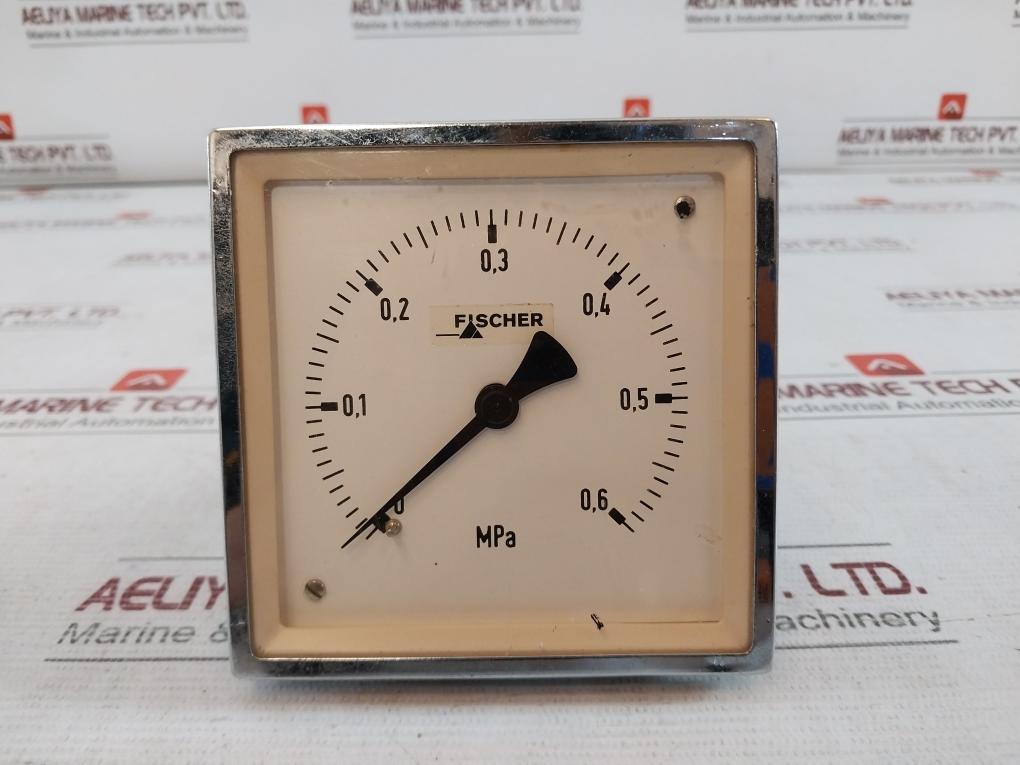 Fischer 8M 002 RQ96 Pressure Gauge 0-0,6 MPA