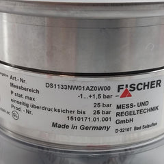 Fischer Ds1133Nw01Az0W00 Differential Pressure Gauge 5A/250V Ac