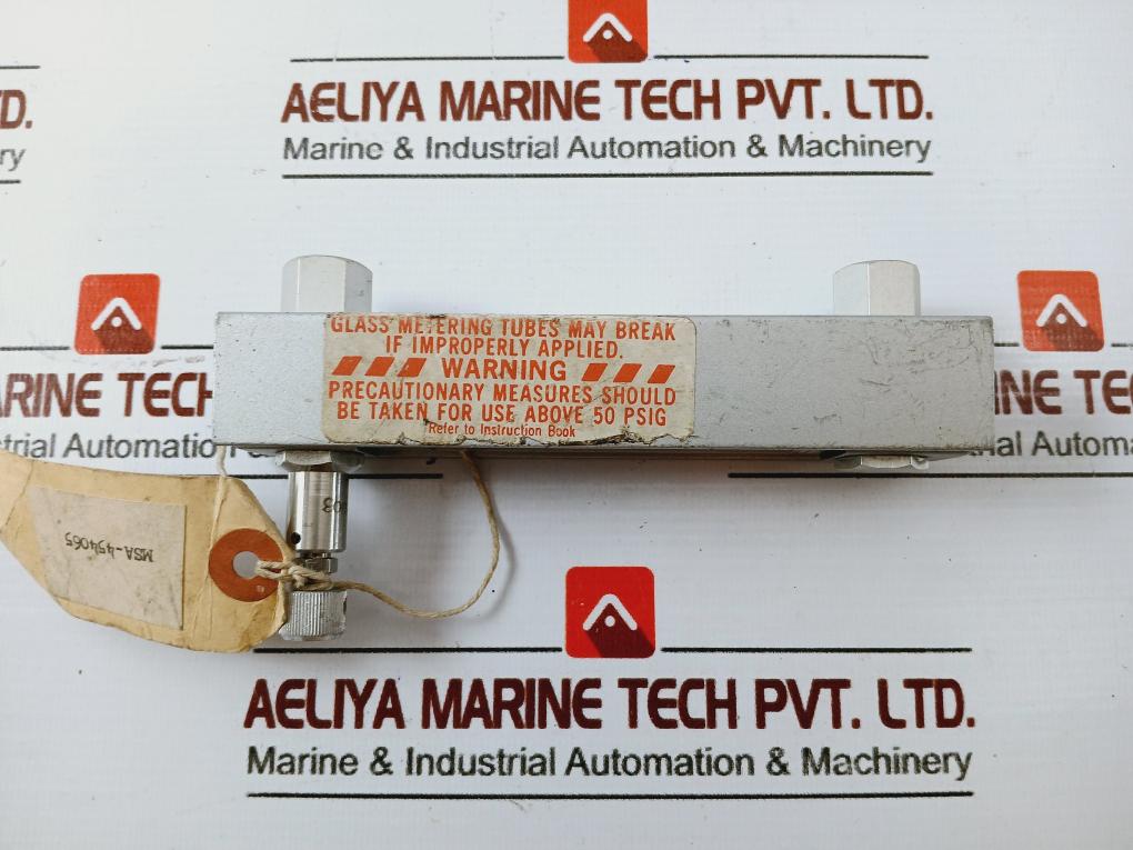 Fischer & Porter 10a1337 Purge Meter Tube No: Fp-1/4-09-g-3/61