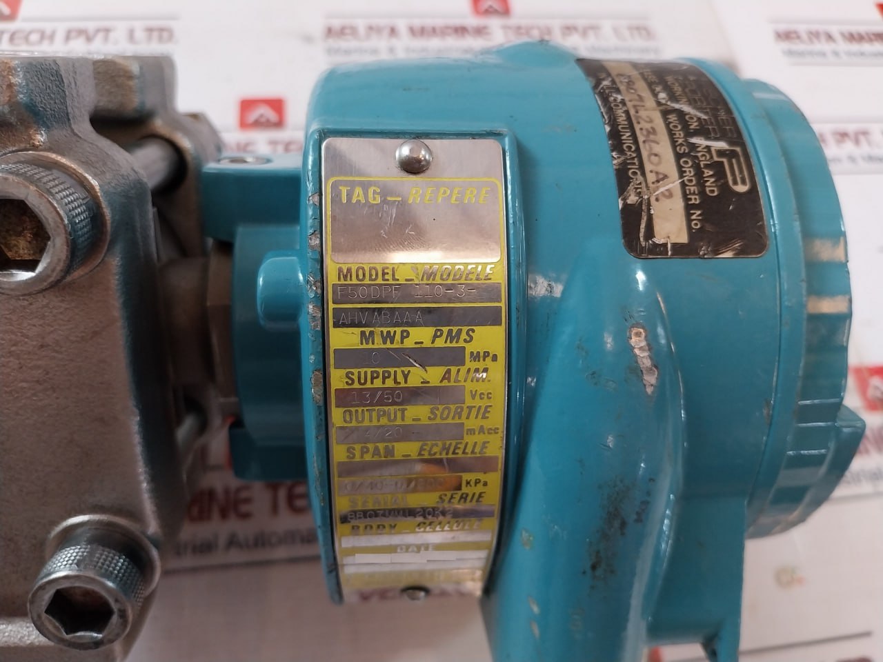 Fischer Porter F50Dpf 110-3-ahvabaaa While Energised Tension