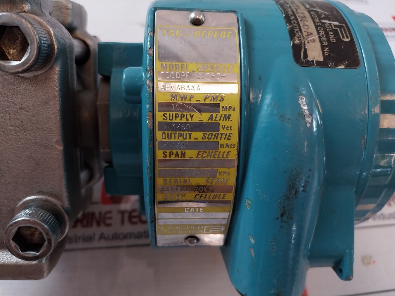 Fischer Porter F50Dpf 110-3-ahvabaaa While Energised Tension