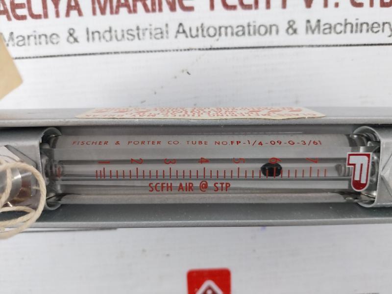 Fischer & Porter Fp-1/4-09-g-3/61 Flow Meter Msa-454065