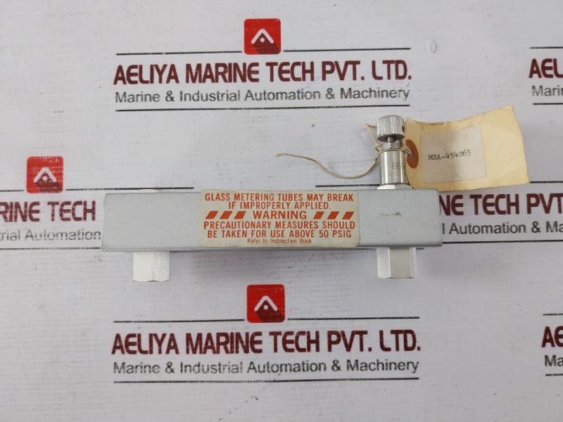 Fischer & Porter Fp-1/4-09-g-3/61 Flow Meter Msa-454065