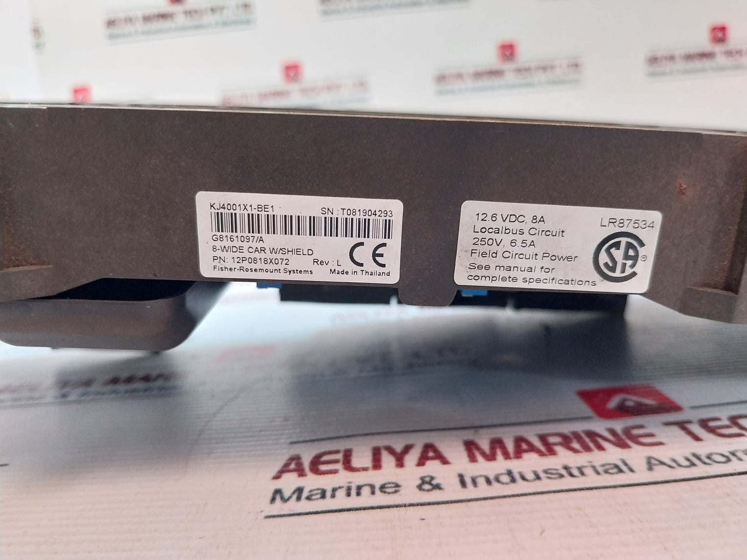 Fisher-rosemount 12P0818X072 8-wide Car W/Shield 250V