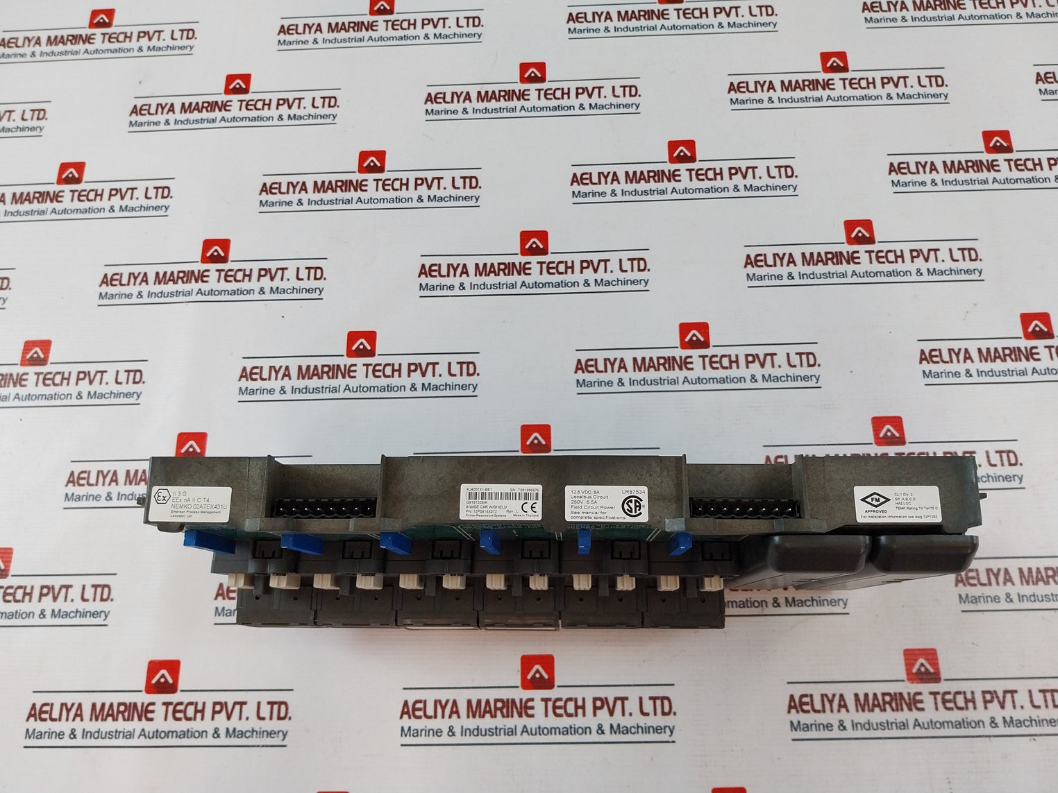 Fisher-rosemount 12P0818X072 8-wide I/O Carrier W/ Shield Kj4001X1-be1