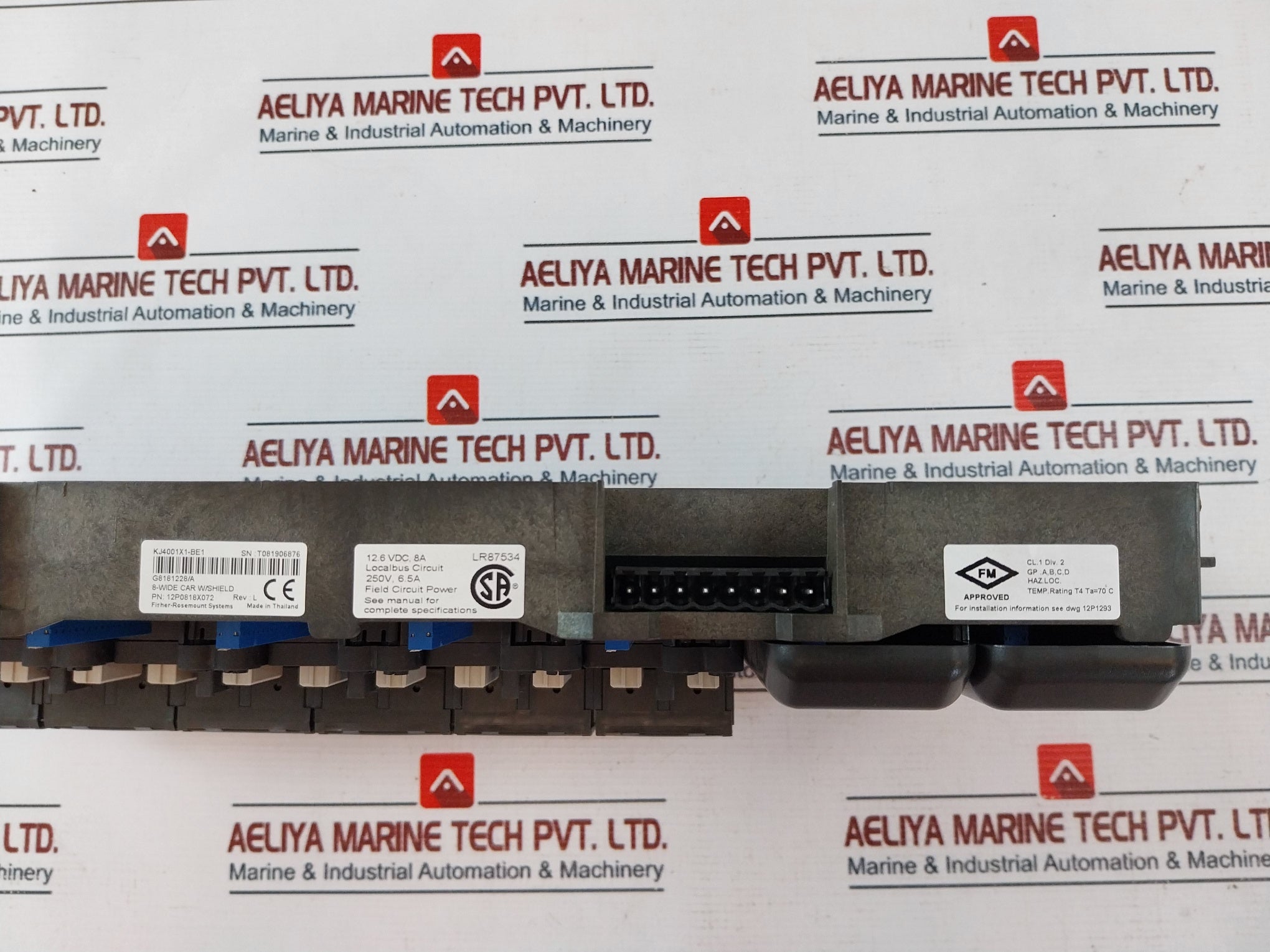 Fisher-rosemount 12P0818X072 8-wide I/O Carrier W/ Shield Kj4001X1-be1