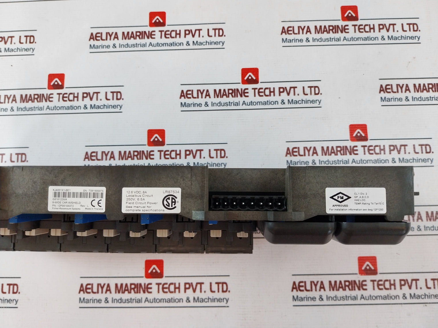 Fisher-rosemount 12P0818X072 8-wide I/O Carrier W/ Shield Kj4001X1-be1