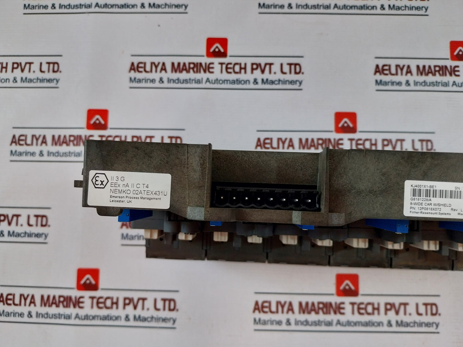 Fisher-rosemount 12P0818X072 8-wide I/O Carrier W/ Shield Kj4001X1-be1