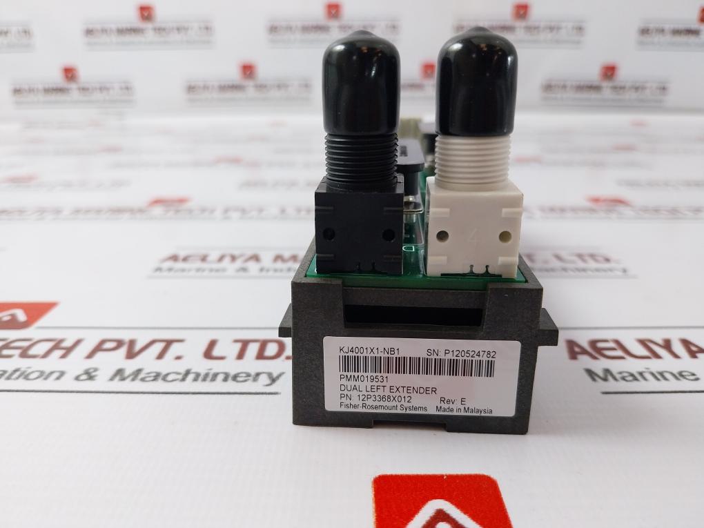 Fisher-rosemount 12p3368x012 Dual Left Extender Rev E Kj4001x1-nb1