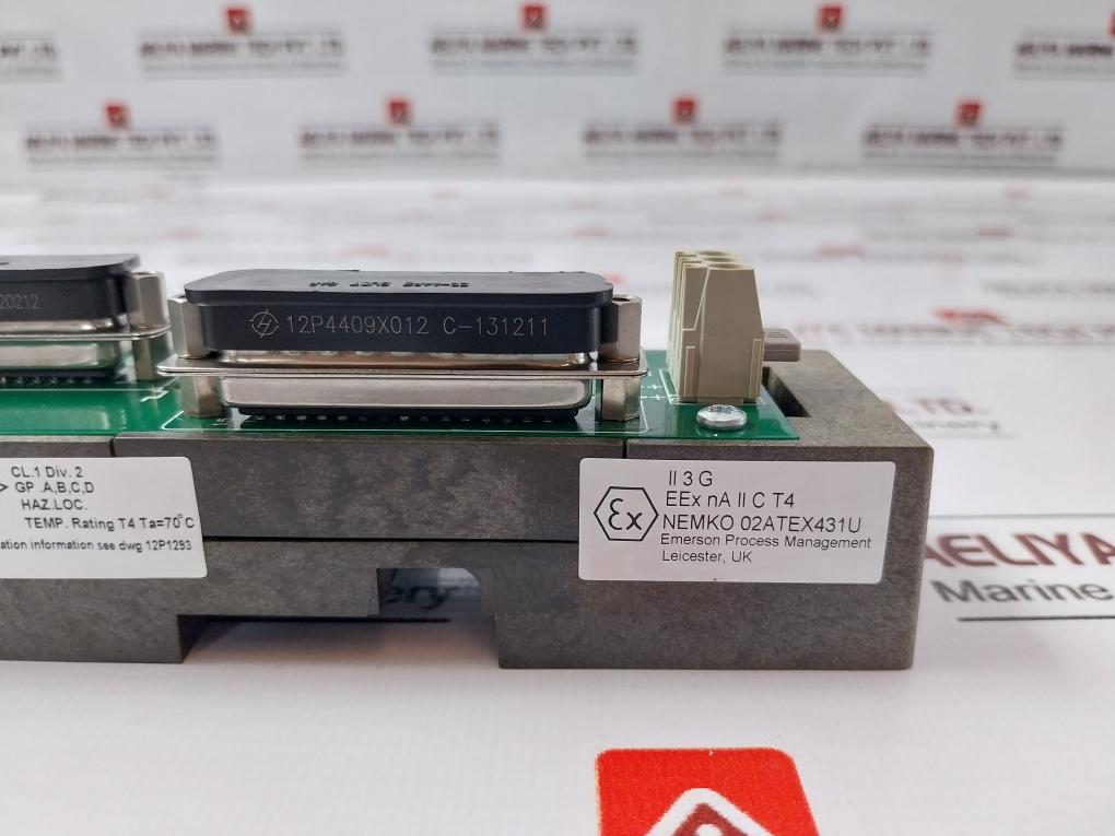 Fisher-rosemount 12p3368x012 Dual Left Extender Rev E Kj4001x1-nb1