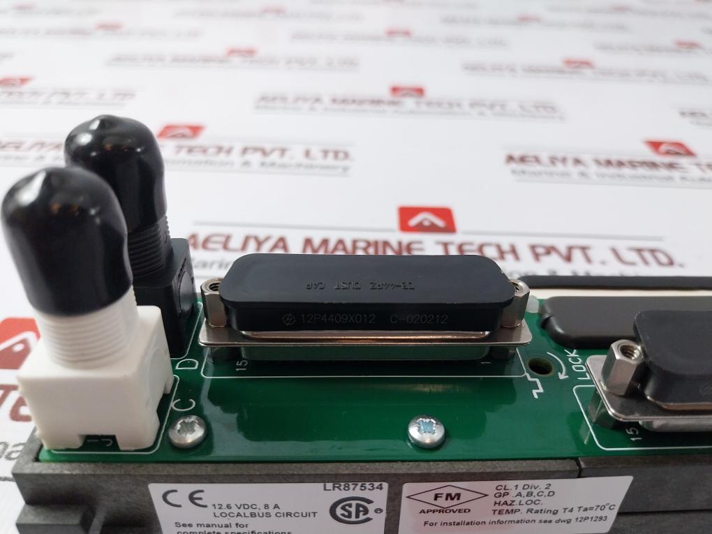 Fisher-rosemount 12p3368x012 Dual Left Extender Rev E Kj4001x1-nb1