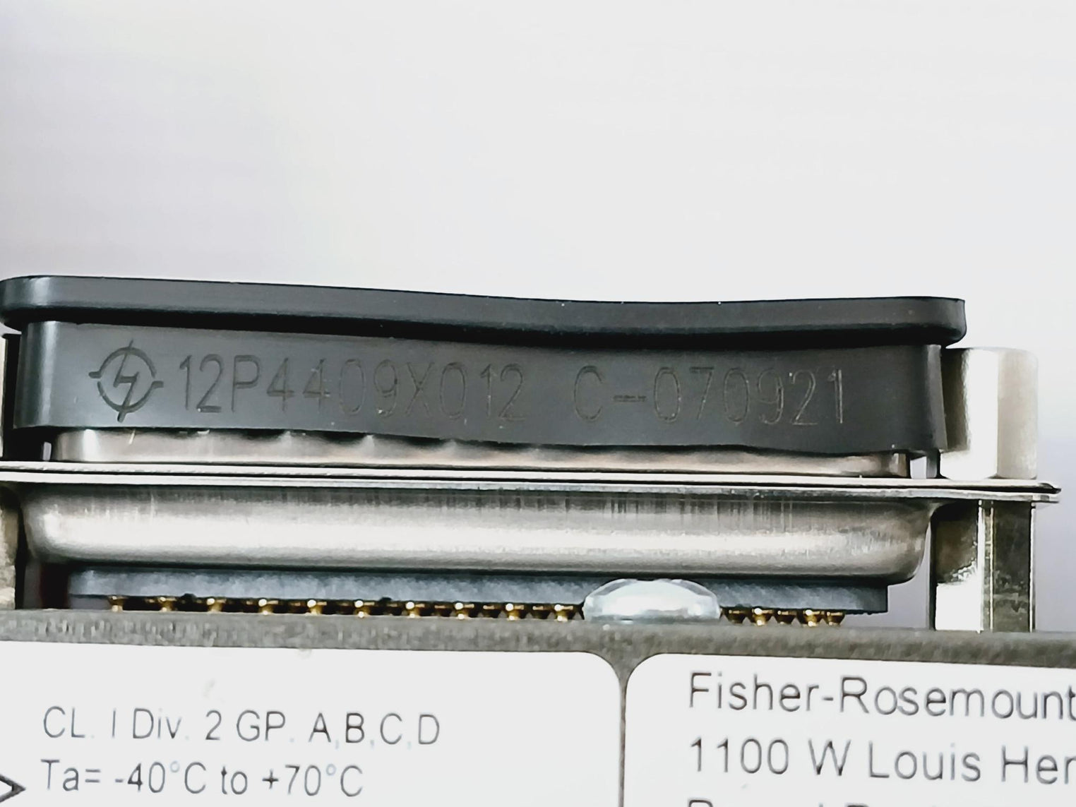 Fisher-Rosemount FM16ATEX0056U Industrial Electrical Component 12P4409X012