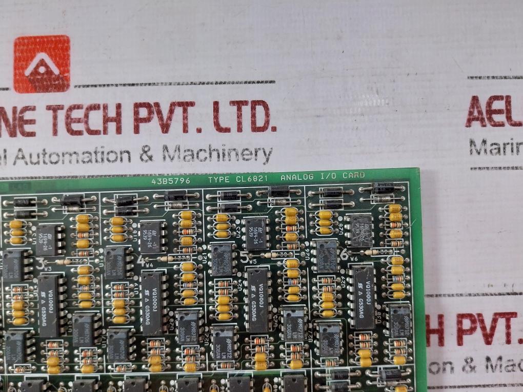 Fisher-rosemount 43B5797X032 Analog I/O Card Rev F Cl6821 Cl6821X1-a5 43B5796