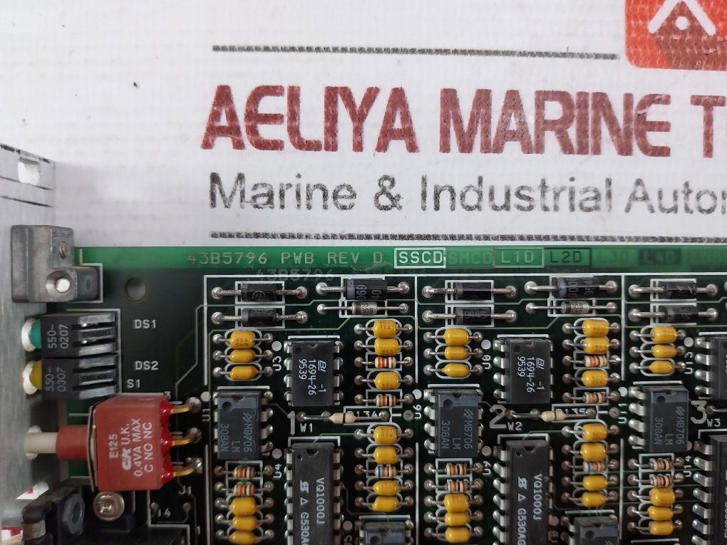 Fisher-rosemount 43B5797X032 Analog I/O Card Rev F Cl6821 Cl6821X1-a5 43B5796
