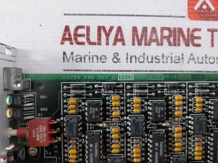 Fisher-rosemount 43B5797X032 Analog I/O Card Rev F Cl6821 Cl6821X1-a5 43B5796