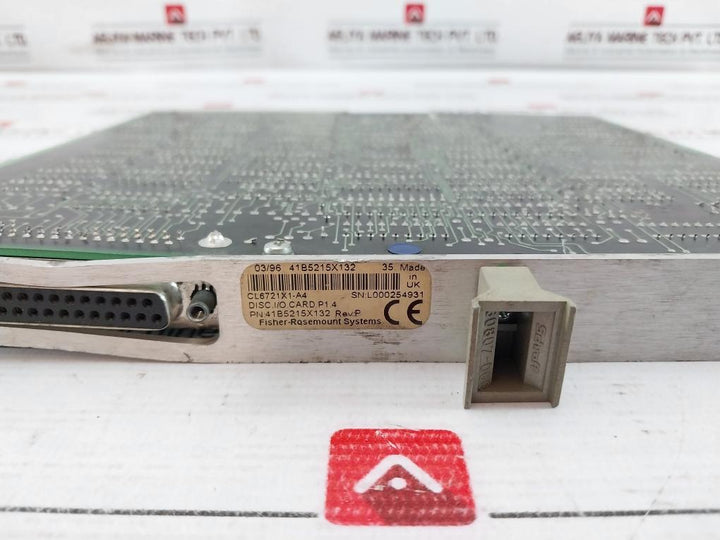 Fisher-rosemount Cl6721X1-a4 Provox Disc I/O Board Rev. P 11B7596X062