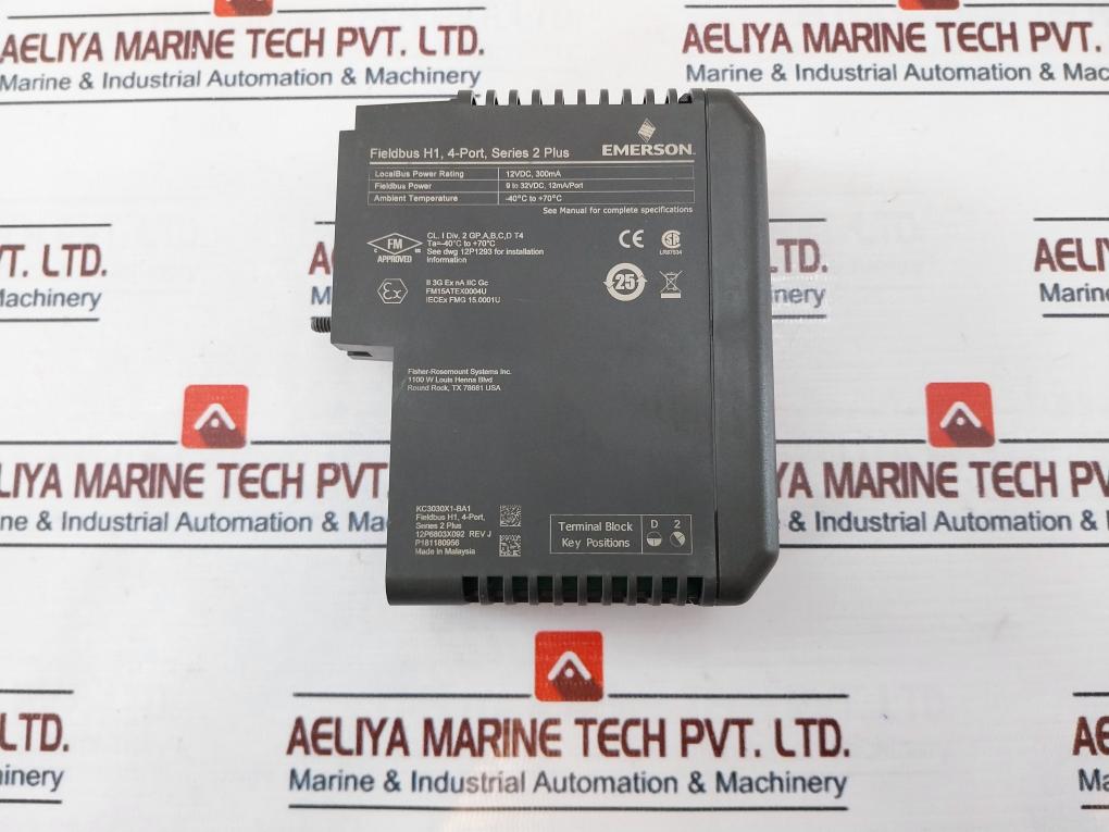 Fisher-Rosemount KC3030X1-BA1 Fieldbus H1 4-Port Analog Output Module