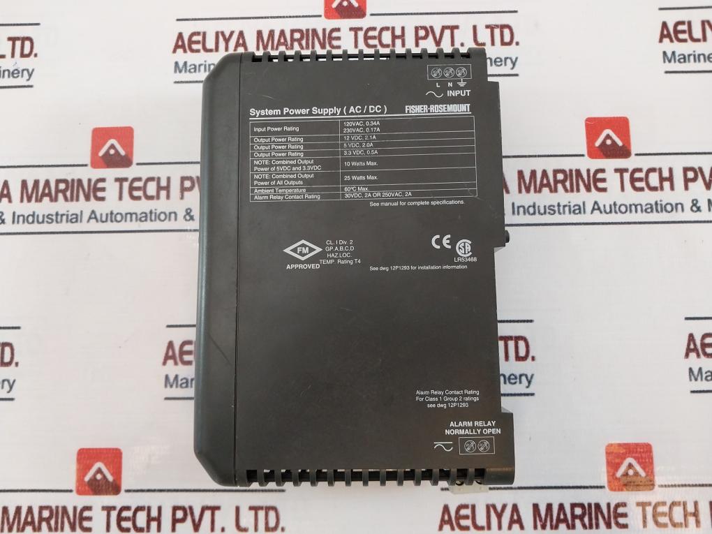 Fisher-rosemount Kj1501X1-ba2 Delta V Power Supply
