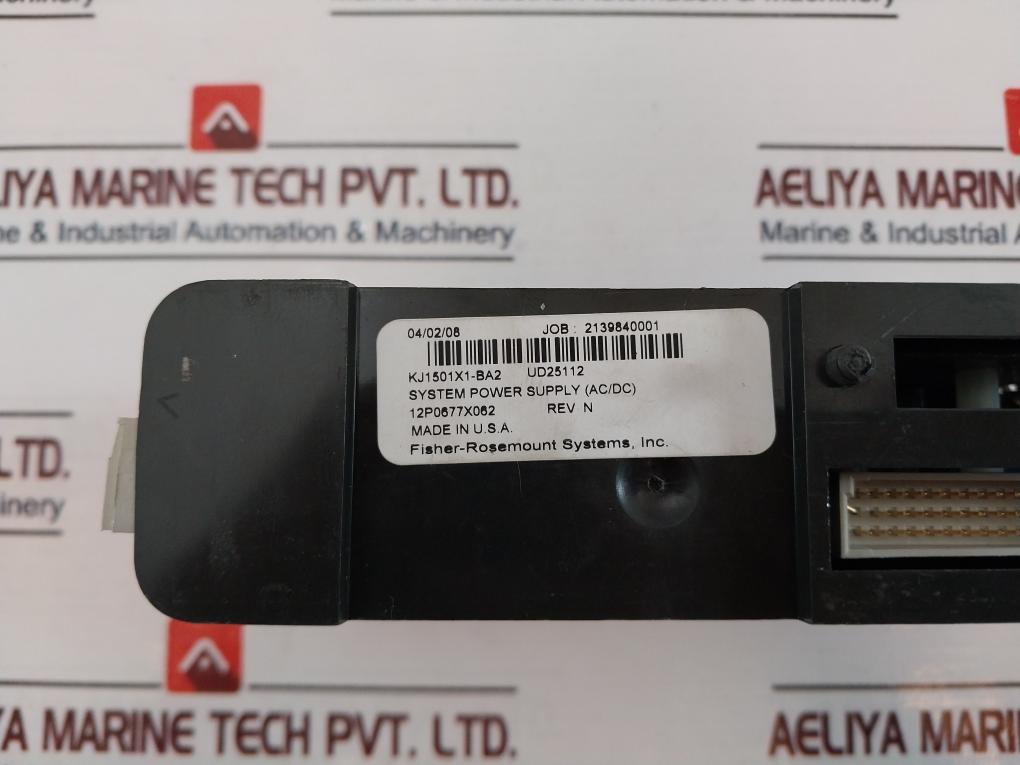 Fisher-rosemount Kj1501X1-ba2 Delta V Power Supply
