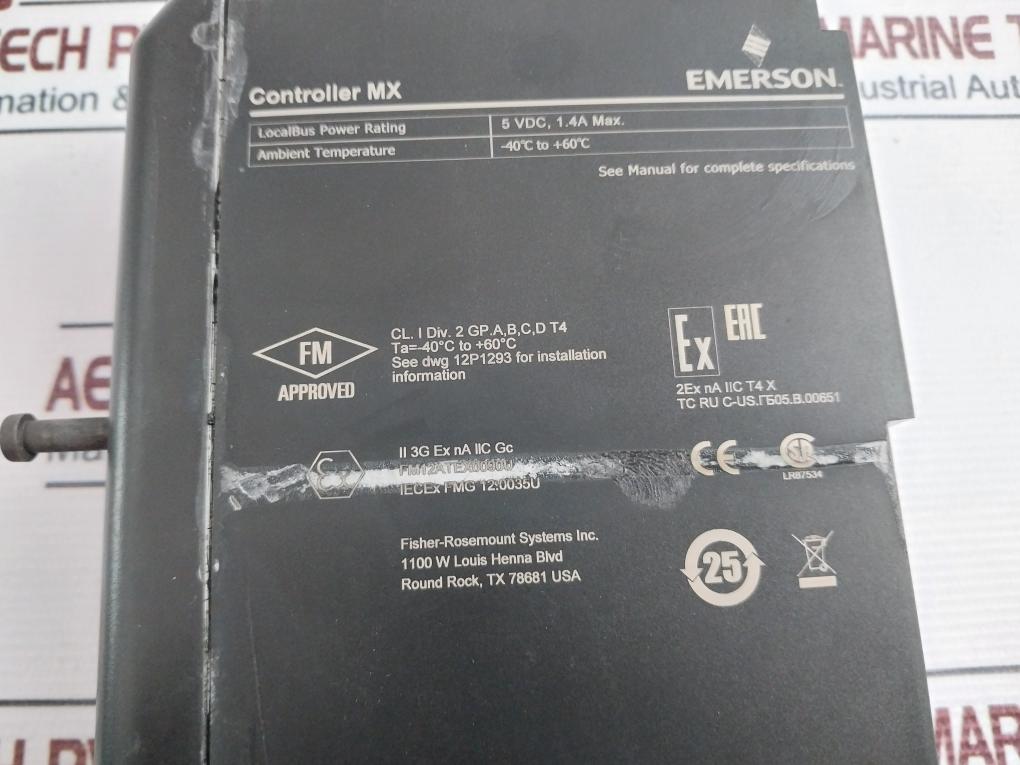 Emerson Kj2005X1-ba1 Deltav Mx Controller 12P4375X042 Rev H