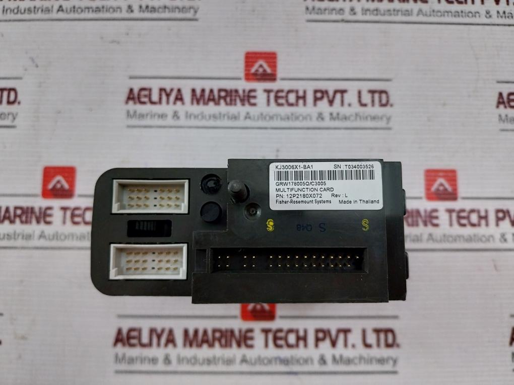 Fisher-rosemount Kj3006X1-ba1 Multifunction I/O Card 12P2180X072 12Vdc 250Ma