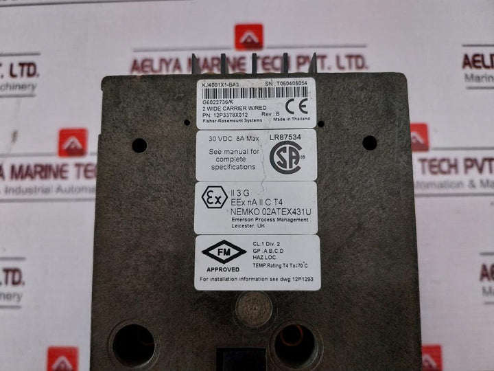 Fisher-rosemount Kj4001X1-ba3 System Power Supply (Ac/Dc) 12P3378X012